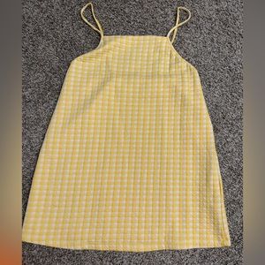Gingham dress. Worn once.